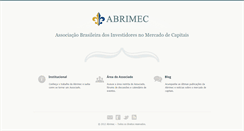 Desktop Screenshot of abrimec.com.br