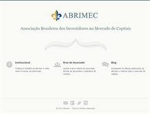 Tablet Screenshot of abrimec.com.br